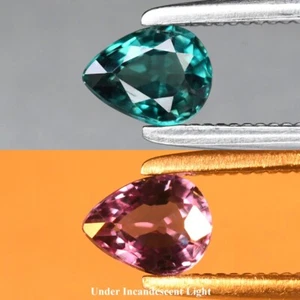 💎 0.37ct VVS Pear Natural Color Change Garnet - Unheated, Madagascar Gem - Picture 1 of 6