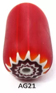 Tramonto ROSSO Chevron Collettore Commercio Africano Perla AG21 Bg 73 - Foto 1 di 2