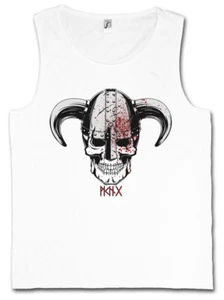 VIKING SKULL IV TANK TOP Vikings Norse Norsemen Odin Thor Valhalla Norsemen - Picture 1 of 1