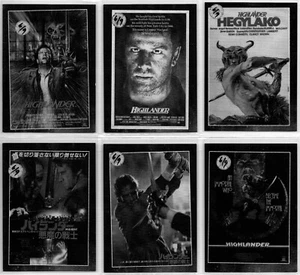 Highlander 2023 - PC1-PC6 Juego completo de 6 tarjetas de prueba #6/9 - Imagen 1 de 1