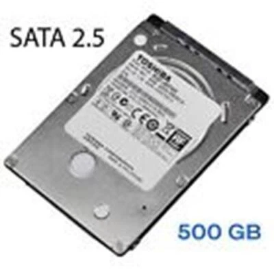 500GB HDD Internal 2.5" SATA Hard Drive for Laptop with Windows 7 Installed Used - Image 1 of 4