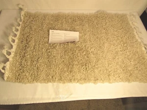 Alfombra peluda beige Nuloom BELLEZA KKBL01D 2' x 3' con borlas moderna/contemporánea - Imagen 1 de 4