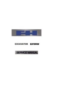 Service Repair Manual For Fiat-Hitachi EX165W Wheeled Excavator. - Picture 1 of 1