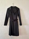 Down Town Satiny Evening Special Occasion Coat, Belted, Size 12