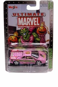 2002 Maisto Ultimate Marvel Lamborghini Diablo Green Goblin Series 1 #3/25 - Picture 1 of 3
