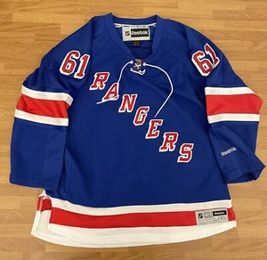 Youth New York Rangers Rick Nash NHL Reebok Sewn Jersey Size Youth L/XL - Picture 1 of 10
