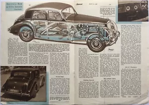 Entirely New 4 litre Jensen. Autocar feature /advertising from 1946 - Picture 1 of 3