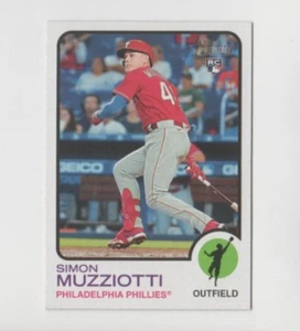 (10) Simon Muzziotti 2022 TOPPS HERITAGE HIGH NUMBER ROOKIE LOT #679 PHILLIES - Picture 1 of 1