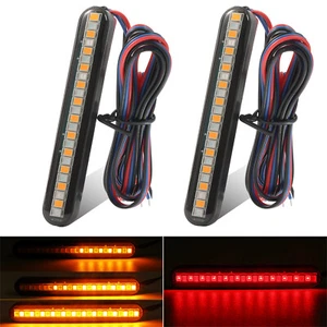 Motorcycle Tail Light Rear Brake Flash Taillight Stop Turn Signal Universal 12V - Picture 1 of 8