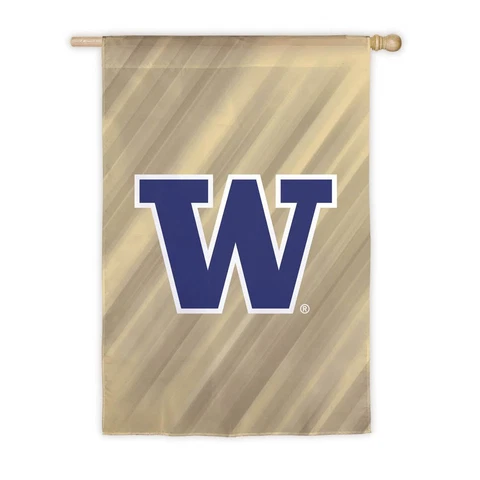 Washington Huskies  Suede House Flag, Imprinted by Evergreene Cover