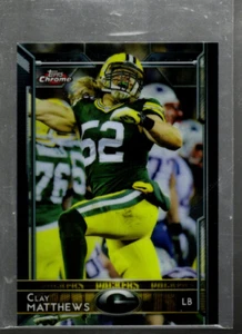 A4161- 2015 Topps Chrome Mini #45B Clay Matthews SP - NM-MT (RARE) - Picture 1 of 2