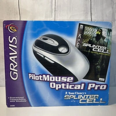 NOS Kensington PilotMouse Pro and Tom Clancy´s Splinter Cell for PC Gaming RARE - Image 1 of 4
