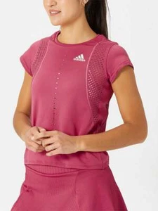 ADIDAS Women's Primeknit Primeblue Tennis Tank Top NWT Wild Pink SIZE: LARGE - Picture 1 of 7