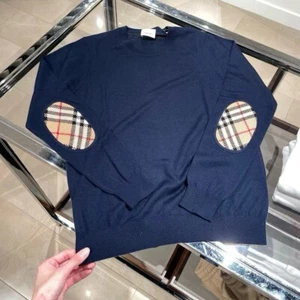 Burberry Bempton Wool sweater blue women's size M size NWT830$ - Picture 1 of 4