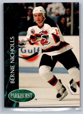 # 328 Bernie Nicholls New Jersey Devils 1992-93 Parkhurst - Image 1 of 2