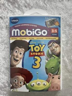TOY STORY 3 GAME   Vtech MobiGo  Disney Pixar FACTORY SEALED NEW Learning System - Image 1 of 4