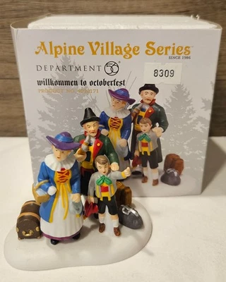Dept 56 Alpine Village "Bienvenido al Oktoberfest" #4020171 retirado Foto 1 de 4