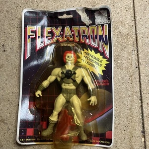 Vintage Flexatron Herr Bone MOTU KO On Card 6 Inch Action Figure - Imagen 1 de 11
