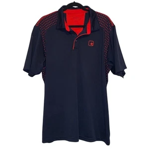 Andi Navy & Red Short Sleeve Sport Polo - Bild 1 von 5
