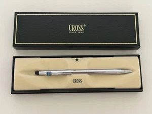 Vintage American Express Cross Century Chrom Kugelschreiber #3502 neuwertig in Box - Bild 1 von 7