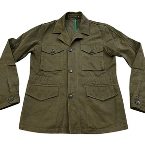 Chaqueta de Algodón Paul Smith Militar Field Utility Hecha en Portugal Talla Pequeña - Imagen 1 de 13