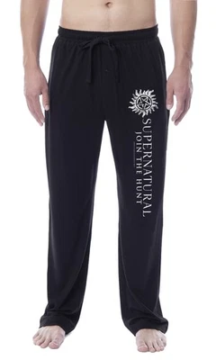 Supernatural Mens' Join The Hunt Anti-Possession Sleep Pajama Pants - Image 1 of 4