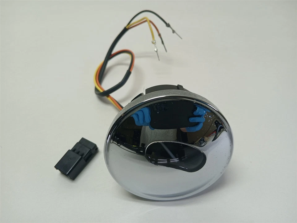 Harley-Davidson Dyna Wide Glide 2015 medidor de combustible de gasolina cromado 75241-08 Foto 1 de 4