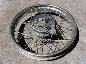 Araya 1.60 x 14 (36) Spoke Rear Wheel Rim Sprocket, Brakes Honda 1974-76 XL70. - Bild 1 von 11