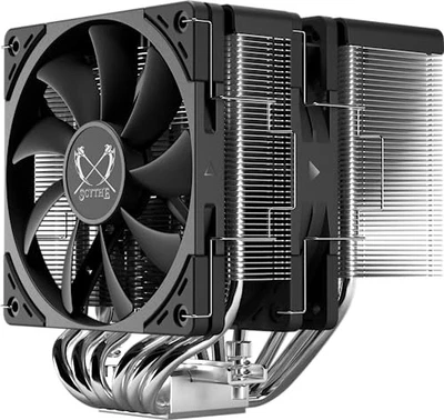 Size SCYTHE Twin Tower Side Flow CPU Cooler Double Rotating Fan FUMA3 - Image 1 of 4