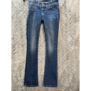 GUESS Los Angeles Daredevil Boot Cut Jeans Damen Denim Medium Wash Gr. 31 - Bild 1 von 14