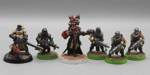Chaos Space Marines 5x Chaos Cultists Painted #3689 - Picture 1 of 8