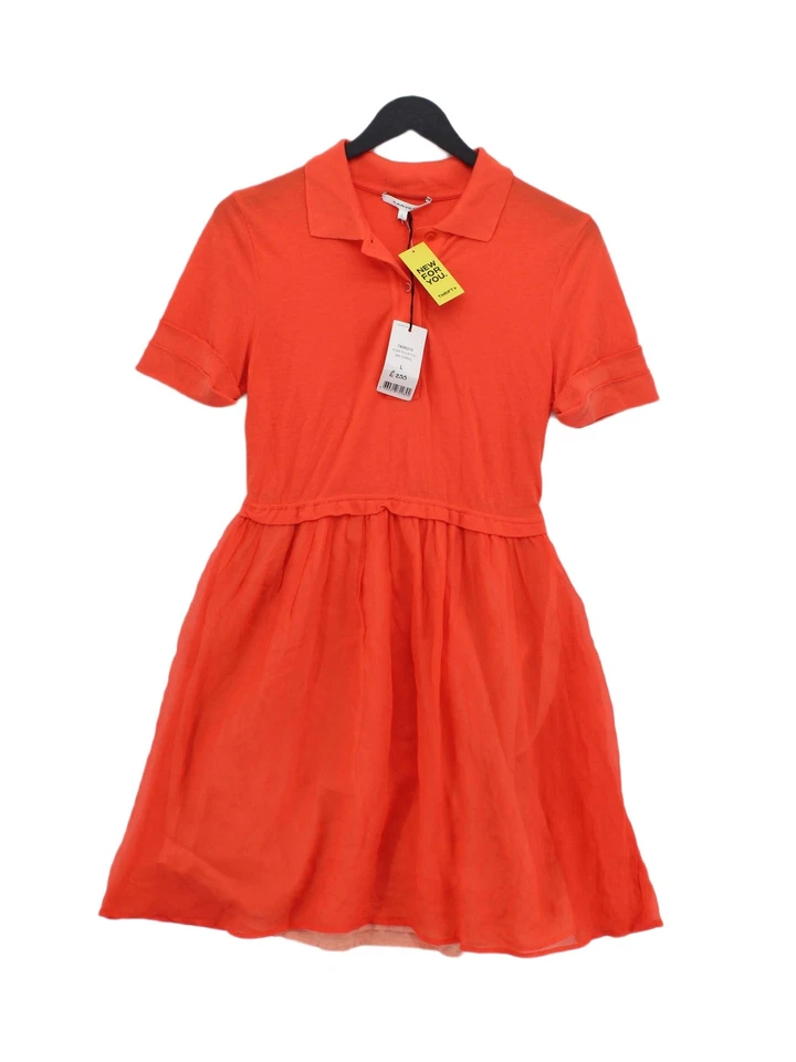 Carven A-Line Midi Dress L in Orange - Image 1 of 4