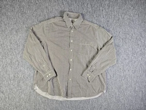 Wrangler Button Down Shirt XL Striped Brown Long Sleeve Workwear Western Wear - Picture 1 of 11