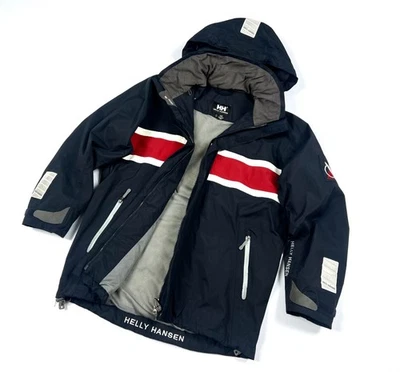 Vintage Men's HALLY HANSON Tech Sailing Blue Waterproof Casual Jacket Size M/L - Image 1 of 4