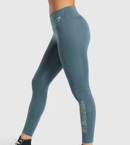 Leggings Gymshark Entrenamiento Verde Azulado Gráfico Talla L - Imagen 1 de 4