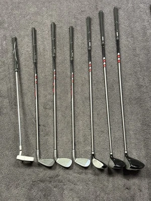 Tour Edge Hot Launch HL-J 7pc Junior Golf Club Set Left Handed 7-10 Youth - Image 1 of 4