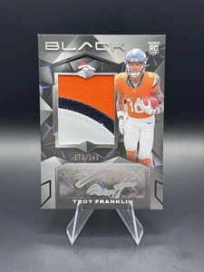 2024 Panini Black TROY FRANKLIN RPA /249 RC - Broncos - Bild 1 von 2