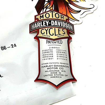 Nueva placa de identificación de amortiguador de horquilla Springer genuina Harley Davidson FXSTS FLSTS 66030-88 Foto 1 de 3