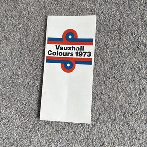 Vauxhall Colours 1973 Brochure Viva Firenza Victor 4/90 Ventora - Picture 1 of 3