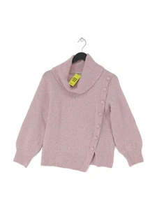 Monsoon Women's Jumper S Pink Wool with Acrylic, Elastane, Polyester Pullover - Picture 1 of 7