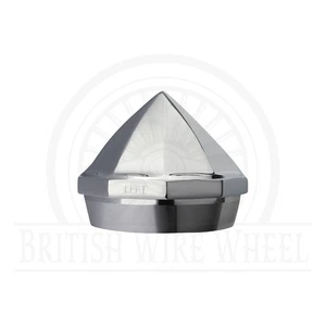 10-sided Bullet/Diamond Chrome Knock Off Spinner Cap for Lowriders | Single - Picture 1 of 29