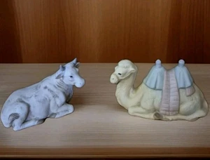 Lefton Porzellan Kamel/Kuh Naivität Ersatzstücke 1983 Christopher Collection - Bild 1 von 23