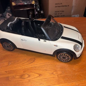 Barbie 2012 Mattel Ken's White Mini Cooper S Cabrio Car 15" My Cool Mini - Bild 1 von 16