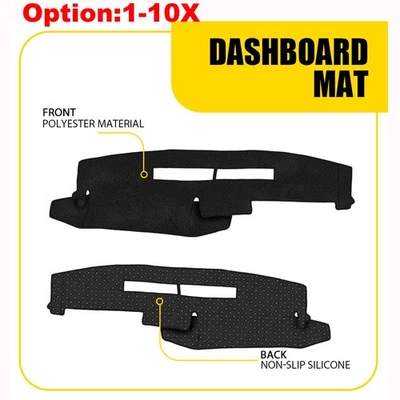 Tampa almofada painel tapete painel para Chevrolet K1500 K2500 K3500 1988-1994 preto - Imagem 1 de 4