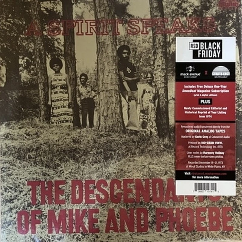 Bill Lee/Descendants Of Mike & Phoebe: A Spirit Speaks (180g 708857197415 New LP Foto 1 de 1