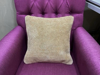 Vintage Rug Pillow Cover 16x16, Handmade Turkish Cushion Case, Home Decor Pillow - Image 1 of 4