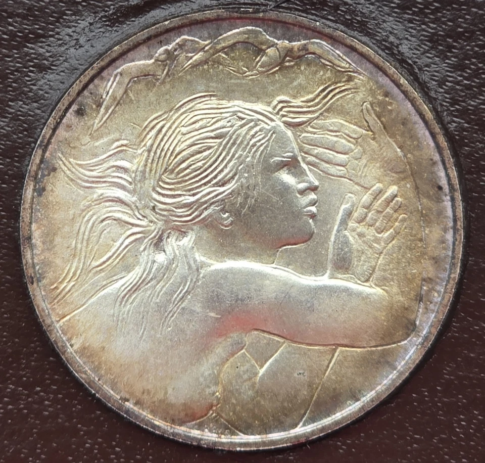 Moeda de prata Choice BU - San Marino 1979 100 liras - Tonificação atraente - Imagem 1 de 2