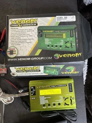 Venom Pro Charger LI-LON NiMH NiCD PB With Power Supply ,battery Tester - Image 1 of 4
