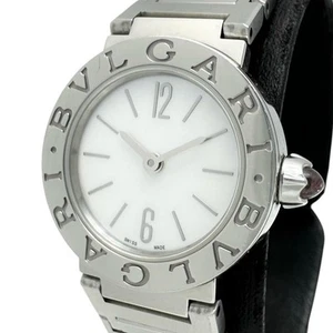BVLGARI Bulgari Bulgari BB23S Relojes Acero Inoxidable/Cáscara Cuarzo Blanco ... - Imagen 1 de 8