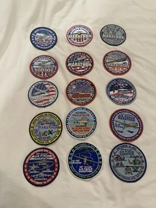 USAF Marathon Patches 2005 2007 2008 2010 2011 2012 2013 2015 2016 2017 2018 19 - Picture 1 of 15